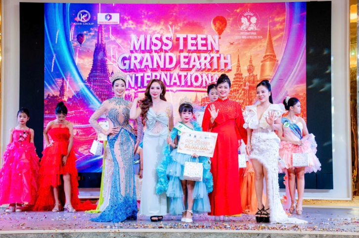 Đương kim Hoa hậu Nguyễn Ngọc Gia Hân đăng quang ngôi vị Miss Teen Grand Earth International 2026